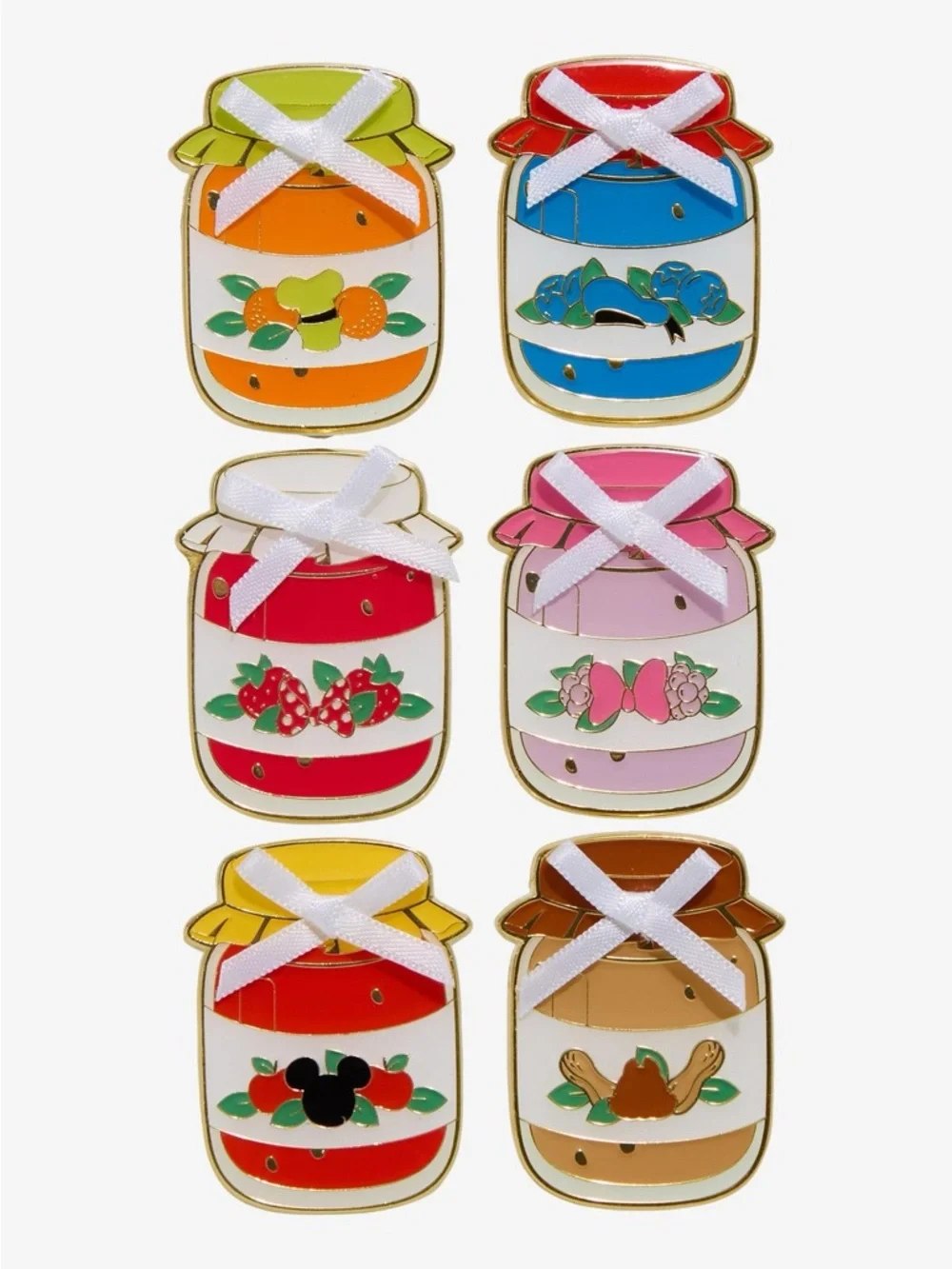 Loungefly Disney Mickey and Friends Jam Jar Ribbon Blind Box Enamel Pin Goofy - Picture 3 of 5